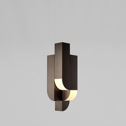 Cora Pendant - 4 Lights (Bronze) | Lámparas de suspensión | Roll & Hill