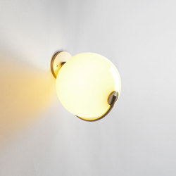 Fiddlehead Sconce (Brass/Cream) | Wall lights | Roll & Hill