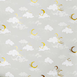 Moons⎟gray | Wall coverings / wallpapers | Hygge & West