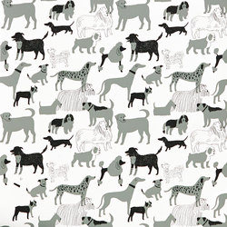 Dog Park⎟gray | Wall coverings / wallpapers | Hygge & West