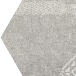 Gesso Esagona Patchwork Pearl Grey | Ceramic mosaics | EMILGROUP