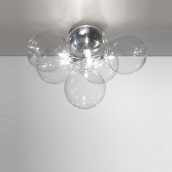 Cluster ceiling-/wall lamp 6 | Wall lights | HARCO LOOR