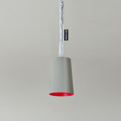 Paint cemento red | Suspended lights | IN-ES.ARTDESIGN