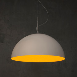 Mezza Luna white/orange | Suspensions | IN-ES.ARTDESIGN