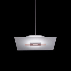 Lane Square Pendant | Suspended lights | The American Glass Light Company