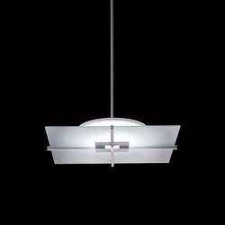Lazer Square Pendant | Suspended lights | The American Glass Light Company