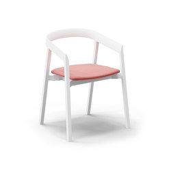 Mornington Dining Chair with Aluminium Seat and Cushion | with armrests | VUUE
