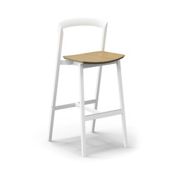 Mornington Bar Stool with Oak Veneer Plywood Seat | Counter stools | VUUE