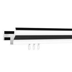 Tecdor V-rails 70x34 mm | Liri | Curtain fittings | Büsche
