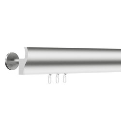 Tecdor V-rails 70x34 mm | Liri | Curtain fittings | Büsche