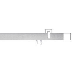 Tecdor rectangular rails 40x15 mm | Neso | Curtain fittings | Büsche
