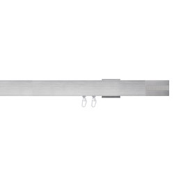 Tecdor rectangular rails 40x15 mm | Fara | Curtain fittings | Büsche
