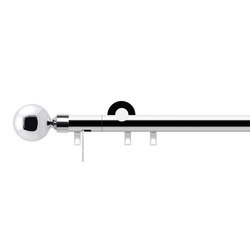 Tecdor corded pole sets 28 mm | corded pole set with finial Alassio | Curtain fittings | Büsche