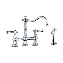 Bridgeford Bridge Faucet with Side Spray | Kitchen products | Grohe USA