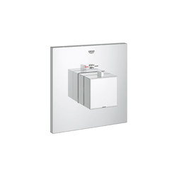 GrohFlex Cosmo Square Custom Shower Thermostatic Trim with Control Module