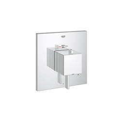 GrohFlex Cosmo Square Single Function Thermostatic Trim with Control Module | Shower controls | Grohe USA