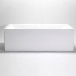 box | freestanding or alcove acrylic bathtub 71