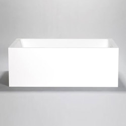 metrix | blu•stone™  freestanding or alcove rectangular tub