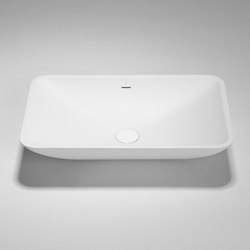 metrix | blu•stone™  rectangular countertop basin | Single wash basins | Blu Bathworks