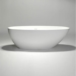 halo | blu•stone™ freestanding oval bathtub