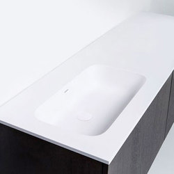 blu•stone™ vanity tops | series 1400 with left offset basin