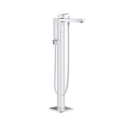 Eurocube Floor Mounted Tub Filler with Hand Shower | Bath taps | Grohe USA