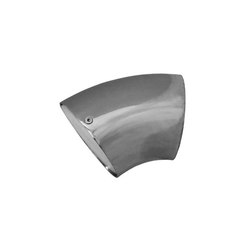 inox | stainless steel 6" wall-mount tube shower head | Shower controls | Blu Bathworks