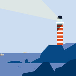 Lighthouse | Bespoke wall coverings | GLAMORA