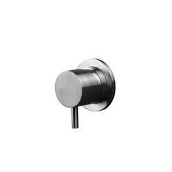 inox | stainless steel wall-mount single-lever basin trim set | Wash basin taps | Blu Bathworks