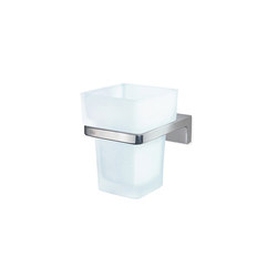 luxa | glass holder and glass | Bathroom accessories | Blu Bathworks