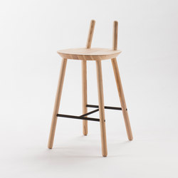 Naïve Chaise de bar, bois | Bar stools | EMKO PLACE