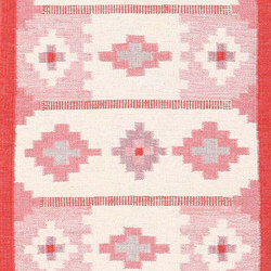 Vintage Flat Woven Scandinavian Swedish Kilim Runner Rug 48898 | Pattern squares / polygon | Nazmiyal Rugs