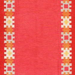 Vintage Swedish Kilim by Ingegerd Silow | Colour red | Nazmiyal Rugs