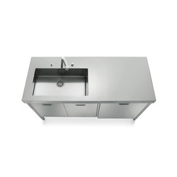 Sinks 160 Kitchens |  | ALPES-INOX