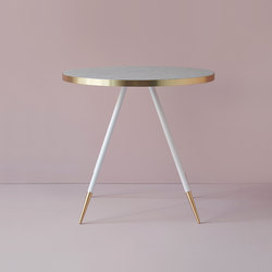 Band marble dining table