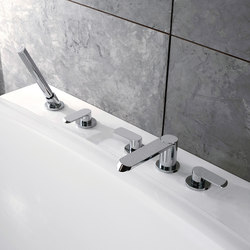 Phase - Deck-mounted bathtub mixer set | Bath taps | Graff