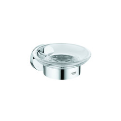 Essentials Soap dish with holder | Bathroom accessories | GROHE