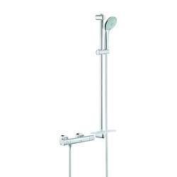 Grohtherm 1000 Cosmopolitan Thermostatic shower mixer 1/2" with shower set | Shower controls | GROHE