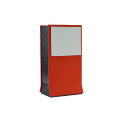 Qui Mobile Storage Screen with Whiteboard | Cabinets | Studio TK