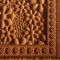 Jacquard Woven | Blueberry field rug | Colour orange | moooi carpets