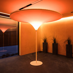 Light & Acoustic Umbrella | Free-standing lights | Koch Membranen