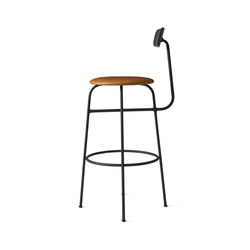 Afteroom Bar Chair | Black/Cognac |  | Audo Copenhagen