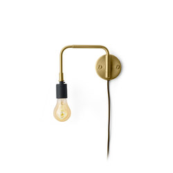 Tribeca Series | Staple Wall Lamp Brass | Wandleuchten | MENU