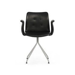 Primum Arm Chair stainless fixed base | Sillas | Bent Hansen
