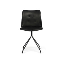 Primum Chair black fixed base | without armrests | Bent Hansen