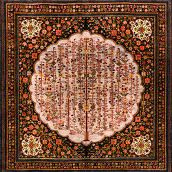 Transitional Formal Tree of Life in a Medallion | Colour brown | Zollanvari