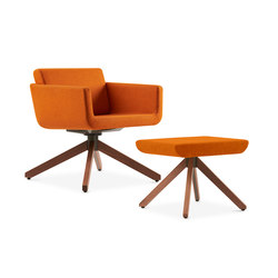 Palomino Guest Chair + Ottoman | Armchairs | Leland International