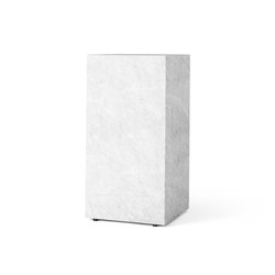 Plinth Tall | White Marble | Tables d'appoint | Audo Copenhagen