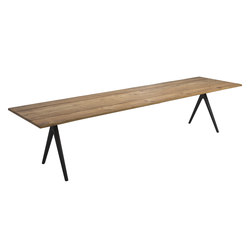 Split Raw Dining Table | Tabletop rectangular | Gloster Furniture GmbH