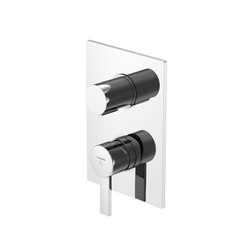 120 2202 1 Finish set for single lever shower mixer with integrated 3-way diverter | Shower controls | Steinberg